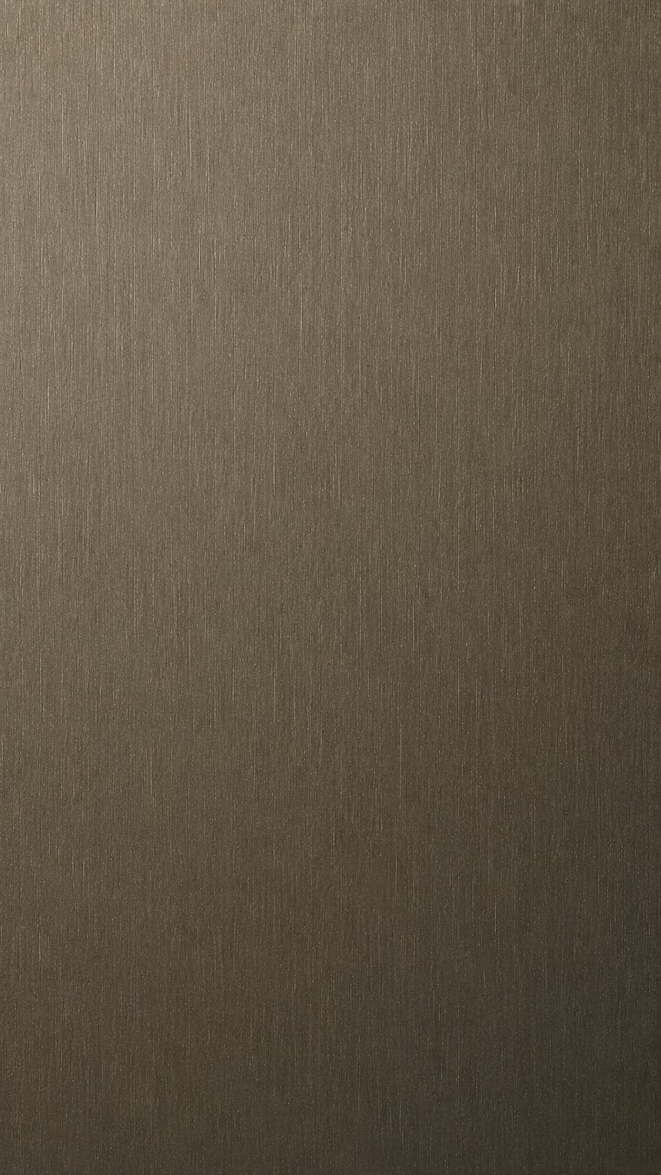 Mid warm taupe decor with a fine vertical brushed finish and a restrained sheen.